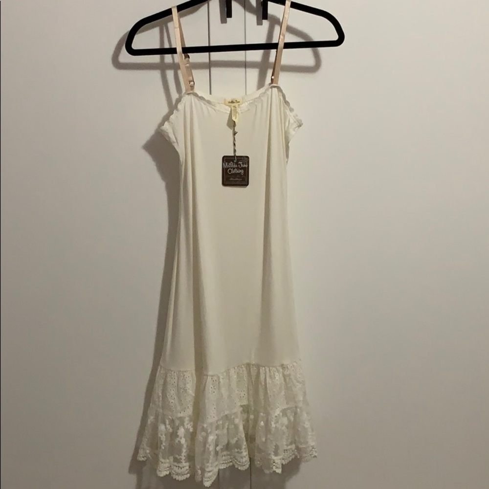 NWT Ivory Matilda Jace Lace Dress Extender